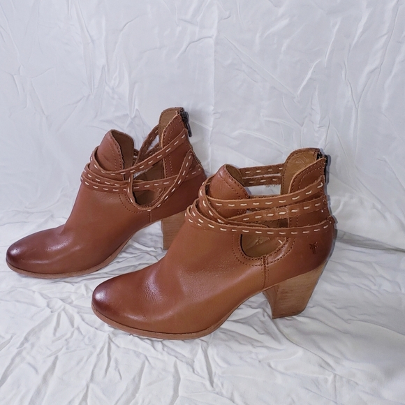 Frye Tan Ankle Boots - Picture 3 of 3